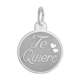 Image of Te Quiero Charm (Choose Metal) by Rembrandt