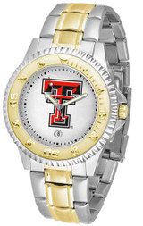 Image of Texas Tech Red Raiders Competitor Two Tone Mens Watch