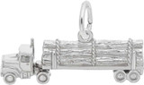 Image of Timber Truck Charm (Choose Metal) by Rembrandt