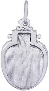 Image of Toilet Seat Charm (Choose Metal) by Rembrandt