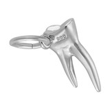 Tooth Charm - 0643-Silver-Back