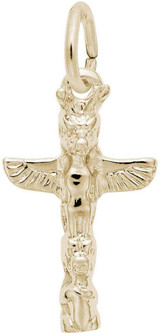 Image of Totem Pole - Niagara Falls Charm (Choose Metal) by Rembrandt