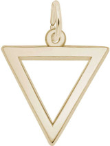 Image of Trinity Triangle Charm (Choose Metal) by Rembrandt