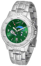 Image of Tulane University Green Wave Competitor Steel AnoChrome Mens Watch