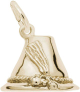 Image of Tyrol Hat Charm (Choose Metal) by Rembrandt