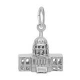 Image of United States Capitol Building Charm (Choose Metal) by Rembrandt