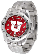 Image of Utah Utes Sport Steel AnoChrome Mens Watch