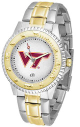 Image of Virginia Tech Hokies Competitor Two Tone Mens Watch