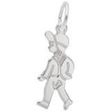 Image of Walking Boy Charm (Choose Metal) by Rembrandt