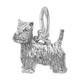 Image of West Highland Terrier Dog Charm (Choose Metal) by Rembrandt