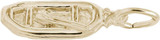 Image of White Water Raft Charm (Choose Metal) by Rembrandt