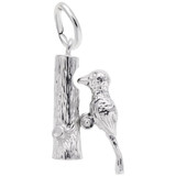 Woodpecker Charm (Choose Metal) by Rembrandt