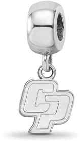 Image of Yellow Sterling Silver LogoArt California Polytechnic State University XS Bead