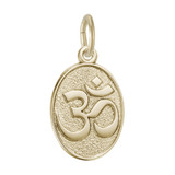 Image of Yoga Symbol Charm (Choose Metal) by Rembrandt