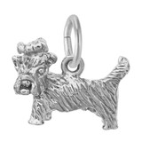 Image of Yorkshire Terrier Dog Charm (Choose Metal) by Rembrandt