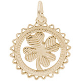 Image of Clover Charm (Choose Metal) by Rembrandt