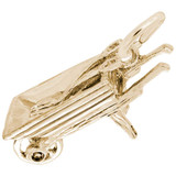 Image of Wheel Barrow Style 1404 Charm (Choose Metal) by Rembrandt