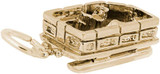 Image of Pontoon Boat Charm (Choose Metal) by Rembrandt