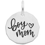 Image of Boy Mom Charm (Choose Metal) by Rembrandt