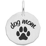 Image of Dog Mom Charm (Choose Metal) by Rembrandt