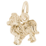 Image of Dog Papillon Charm (Choose Metal) by Rembrandt