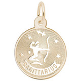 Image of Sagittarius Constellation Disc Charm (Choose Metal) by Rembrandt