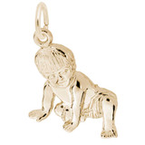 Image of Newborn Baby Style 6313 Charm (Choose Metal) by Rembrandt