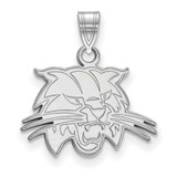 Image of 14k White Gold LogoArt Ohio University Bobcat Small Pendant