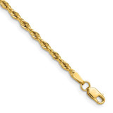 Image of 14k Yellow Gold 2.5mm Hollow Rope Chain BC202-10