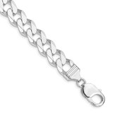 Image of Sterling Silver Rhodium-plated 11mm Curb Chain QCB300R-9