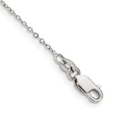 Image of Sterling Silver 1mm Cable Chain Anklet QCL025-9
