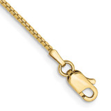 Image of 10k Yellow Gold 1mm Box Chain 10BX100-7