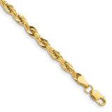 Image of 10k Yellow Gold 3.5mm Hollow Rope Chain 10BC203-7