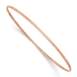 Image of 14k 1.5mm Rose Gold Polished Slip-on Bangle Bracelet