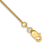 Image of 14K Yellow Gold 6 inch 1.05mm Spiga with Lobster Clasp Bracelet