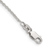 Image of Sterling Silver 1.5mm Cable Chain QCL040-8