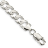 Image of Sterling Silver 8.5mm Flat Curb Chain QLB220-8
