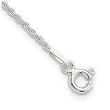 Image of Sterling Silver 1.3mm Solid Rope Chain QDR025-7