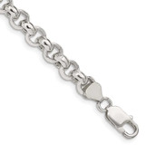 Image of Sterling Silver 7.75mm Hollow Rolo Chain QFC108-7