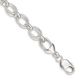 Image of Sterling Silver 7.5inch Fancy Link Bracelet QH174-7.5