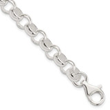 Image of Sterling Silver 8.00mm Belcher Light Bracelet