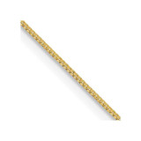 Image of 10k Yellow Gold .5mm Box Chain 10KPE1-22