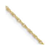 Image of 10k Yellow Gold .8mm Lite-Baby Rope Chain 10KPE3-20