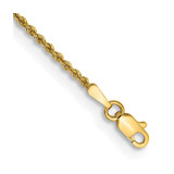Image of 10k Yellow Gold 1.50mm Regular Rope Chain 10K012S-7