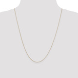 Image of 10k Yellow Gold .6mm Diamond-cut Cable Chain 10PE136-24