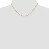 Image of 10k Yellow Gold .9mm Diamond-cut Cable Chain 10PE326-16