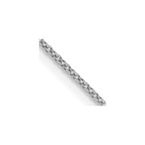 Image of 14K White Gold 14 inch .9mm Cable with Spring Ring Clasp Chain
