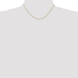 Image of 14K Yellow Gold 16 inch 1.10mm Singapore with Spring Ring Clasp Chain