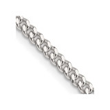 Image of Sterling Silver 3mm Curb Chain QCB080-28
