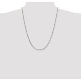 Image of Sterling Silver 4mm Rolo Chain QFC5-24